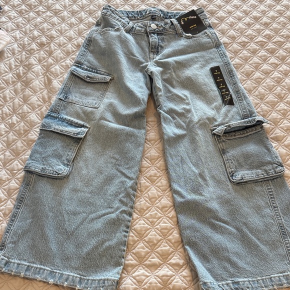 art class Other - art class Light Blue Denim Jeans with Logo Waistband